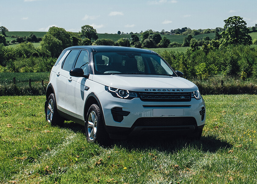 Car in field